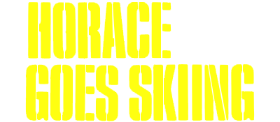 Horace Goes Skiing logo for Commodore 64